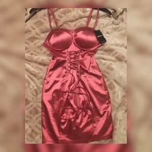 Forever 21 Rose Bustier Dress Size Small